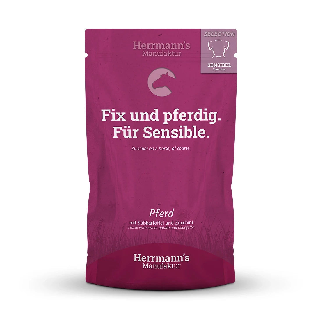 Herrmanns Selection Sensibel Pferd mit Süßkartoffel und Zucchini