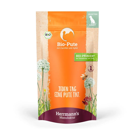 Herrmanns Selection Leicht Bio Pute mit Zucchini und Apfel