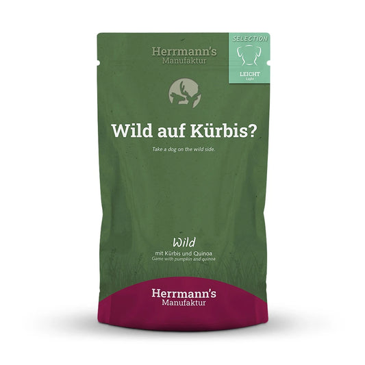 Herrmanns Selection Leicht Wild mit Kürbis und Quinoa