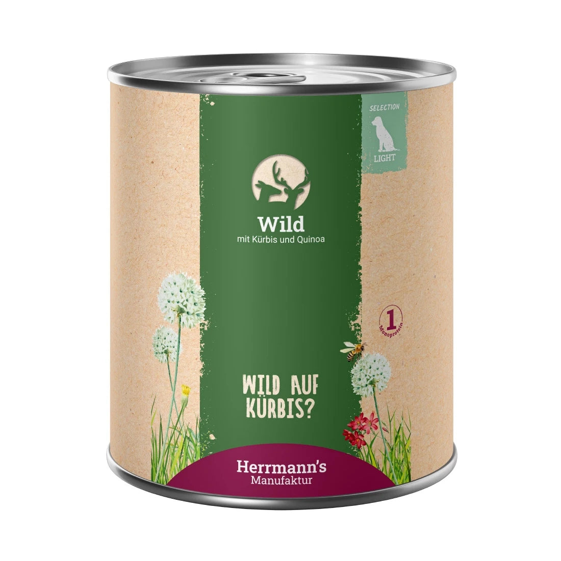 Herrmanns Selection Leicht Wild mit Kürbis und Quinoa