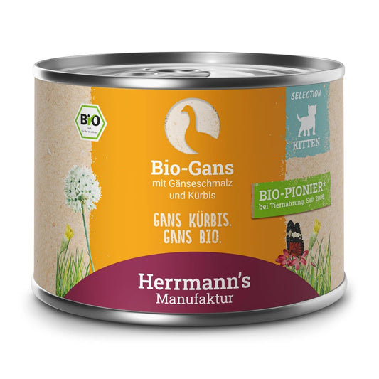 Herrmanns Selection Kitten Bio Gans mit Kürbis