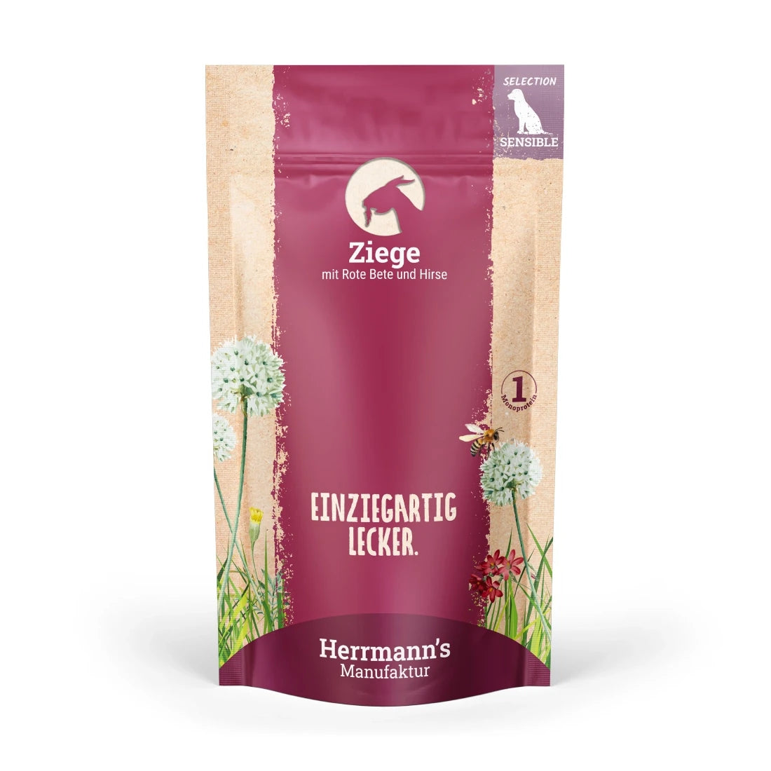Herrmanns Selection Sensibel Ziege mit rote Beete und Hirse
