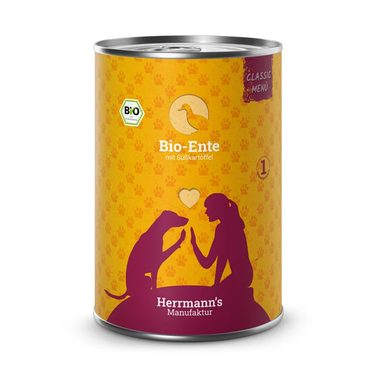 Herrmanns Classic Bio-Ente mit Süßkartoffeln