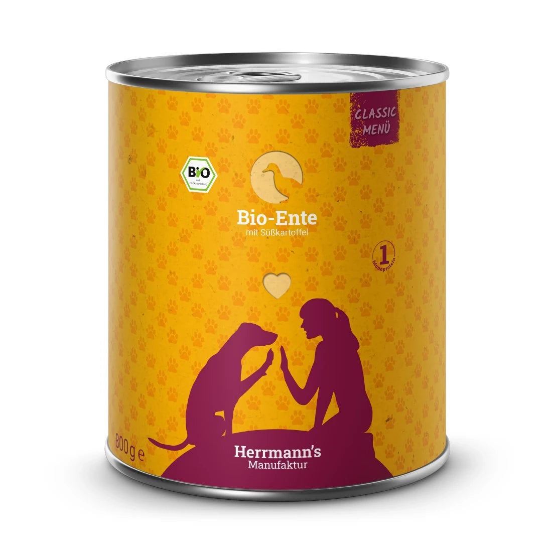 Herrmanns Classic Bio-Ente mit Süßkartoffeln