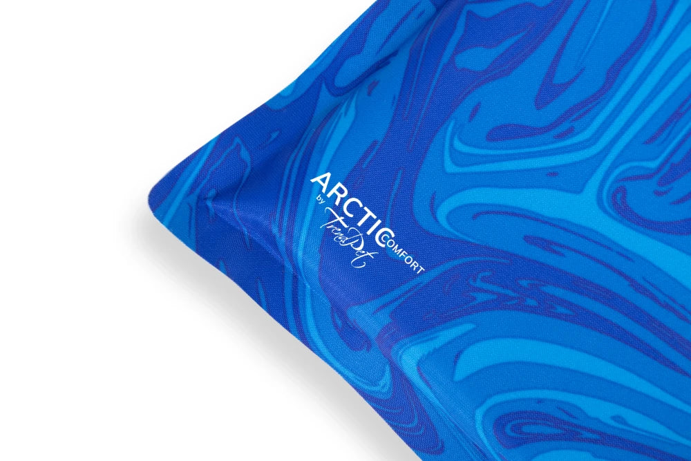 TrendPet Arctic Comfort Kühlmatte Blau gemustert