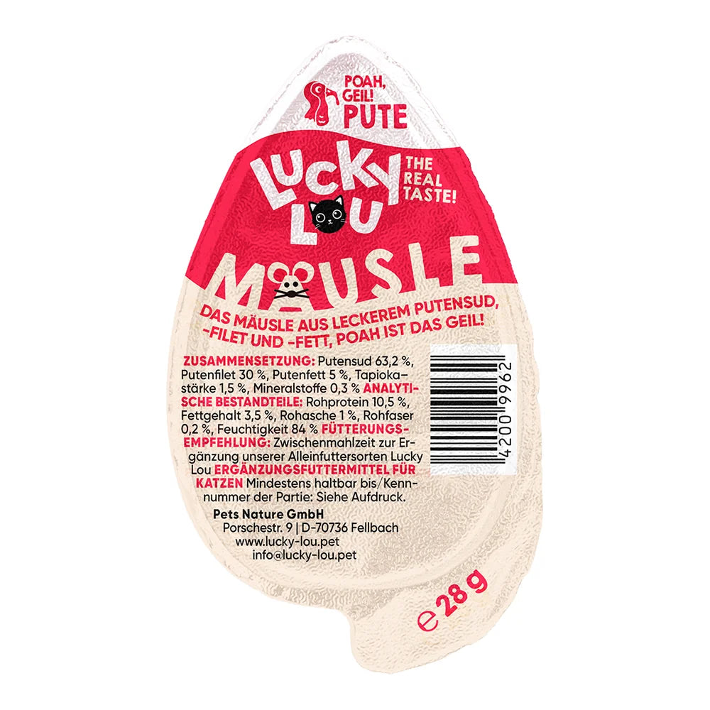 Lucky Lou Mäusle Pute 28g