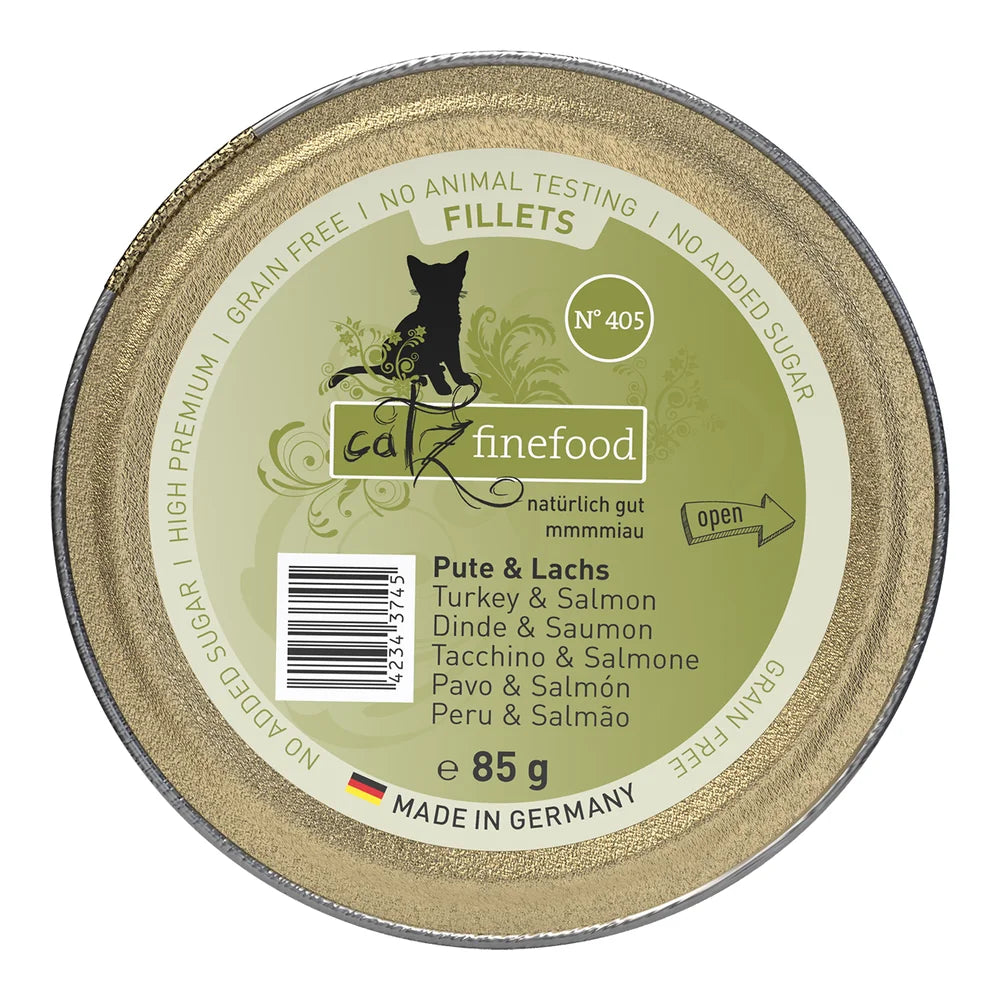 Catz finefood Fillets N°405 Pute & Lachs 85g