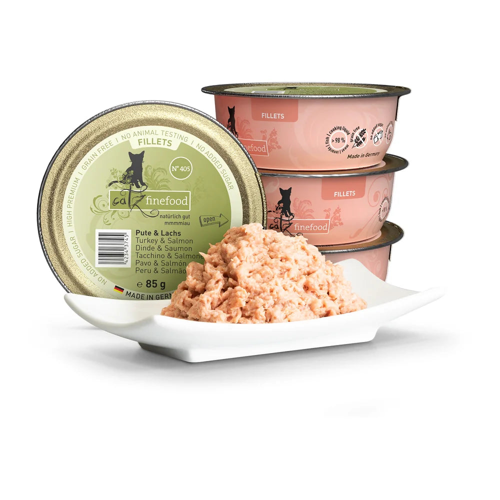 Catz finefood Fillets N°405 Pute & Lachs 85g