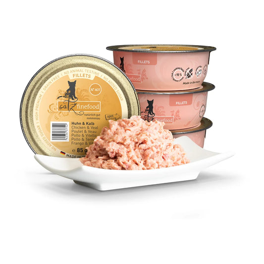 Catz finefood Fillets N°407 Huhn & Kalb 85g