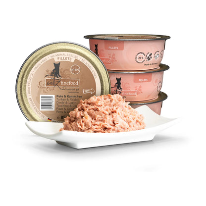 Catz finefood Fillets N°409 Pute & Kaninchen 85g