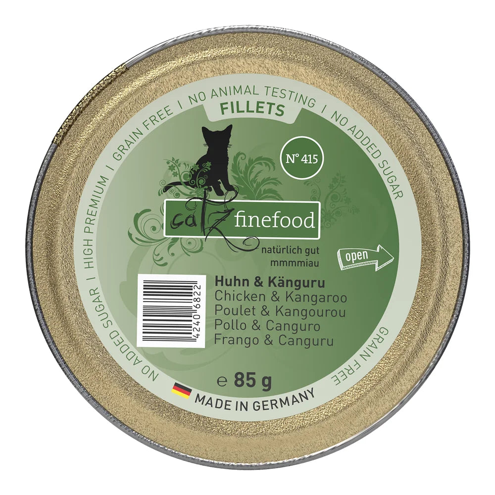 Catz finefood Fillets N°415 Huhn & Känguru 85g