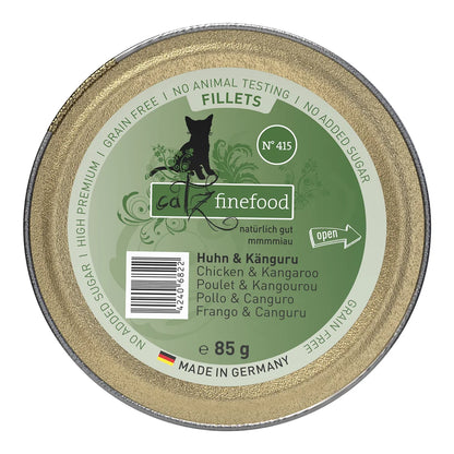 Catz finefood Fillets N°415 Huhn & Känguru 85g