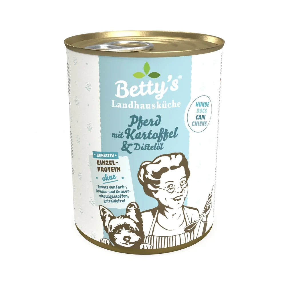 Betty's Landhausküche Pferd mit Kartoffel & Distelöl