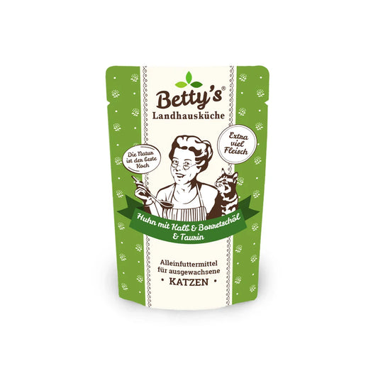 Betty's Landhausküche Frischebeutel Huhn & Kalb mit Borretschöl 100g