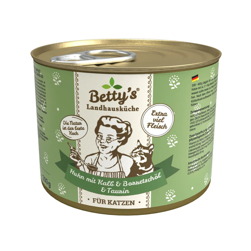 Betty's Landhausküche Huhn & Kalb mit Borretschöl