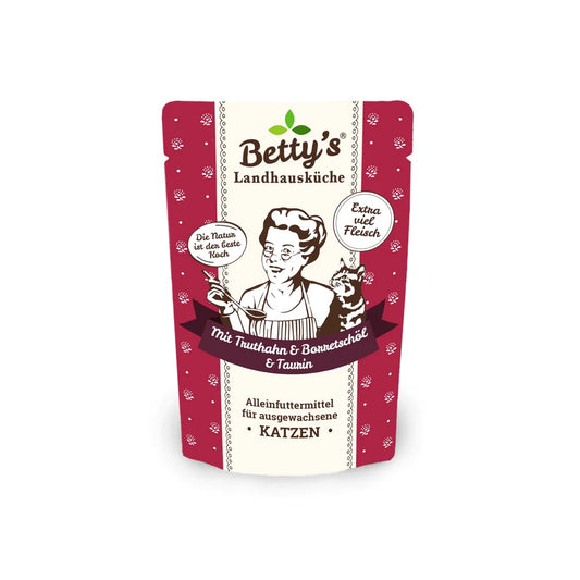 Betty's Landhausküche Frischebeutel mit Truthahn & Borretschöl 100g