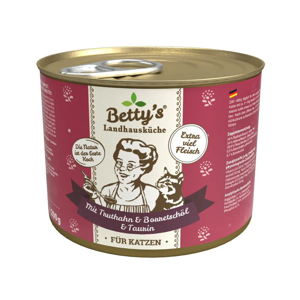 Betty's Landhausküche mit Truthahn & Borretschöl