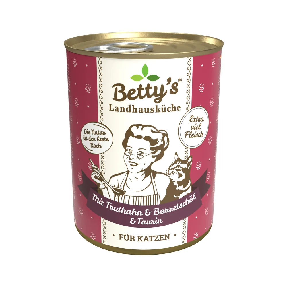 Betty's Landhausküche mit Truthahn & Borretschöl