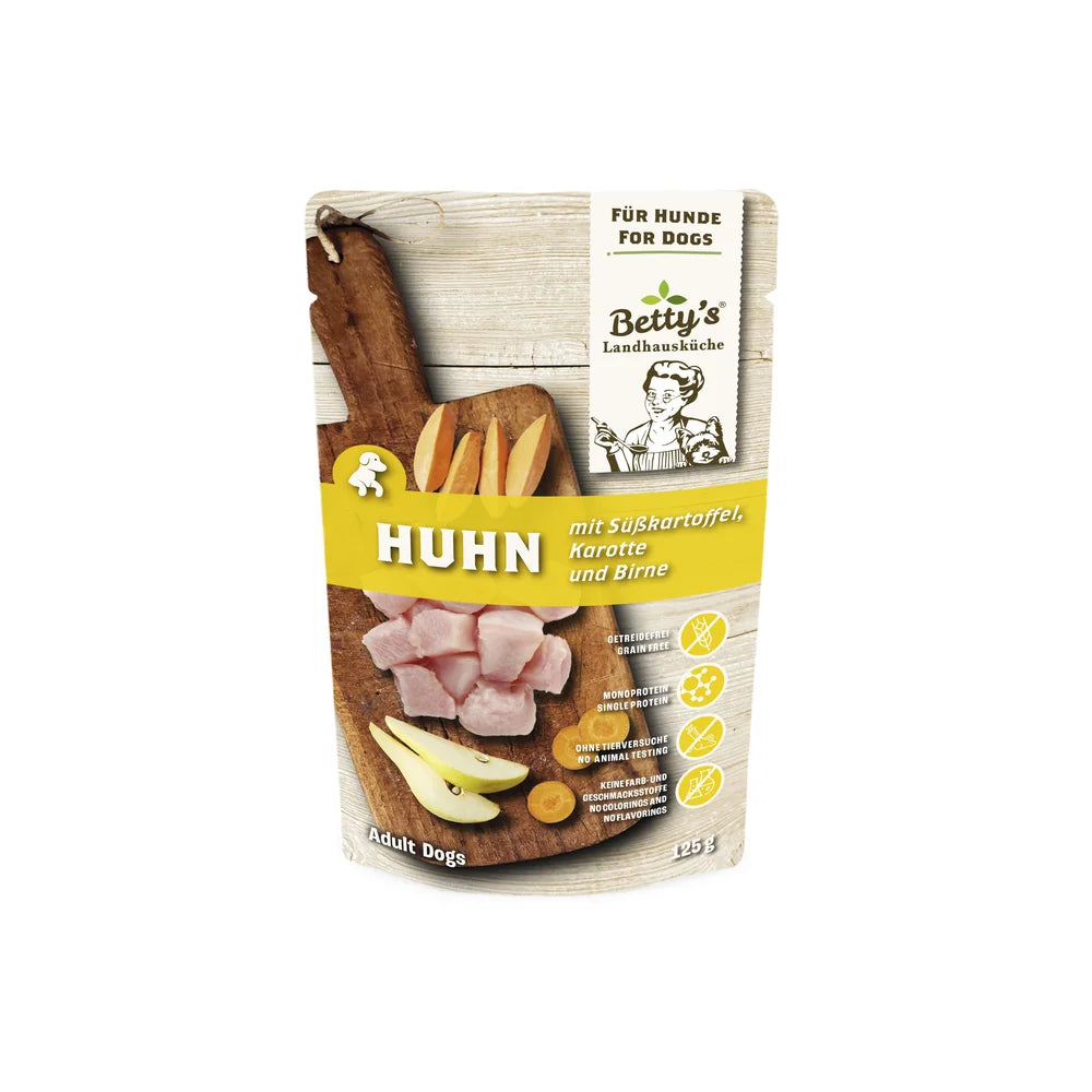 Betty's Landhausküche Frischebeutel Huhn & Süßkartoffel