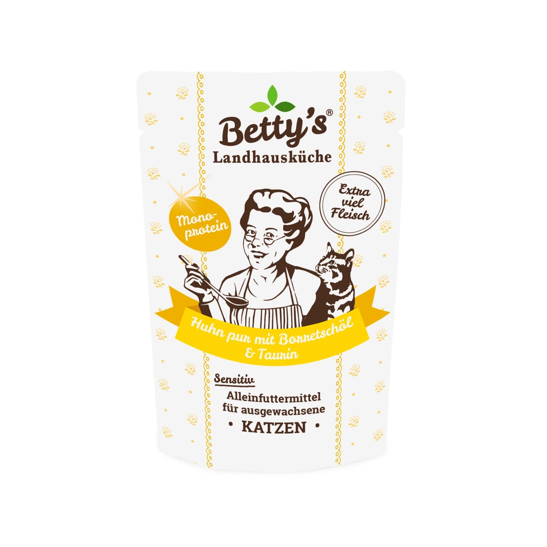Betty's Landhausküche Frischebeutel Huhn Pur mit Borretschöl