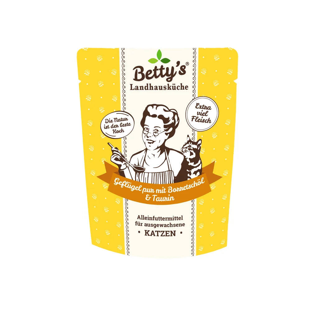 Betty's Landhausküche Frischebeutel Geflügel Pur 250g