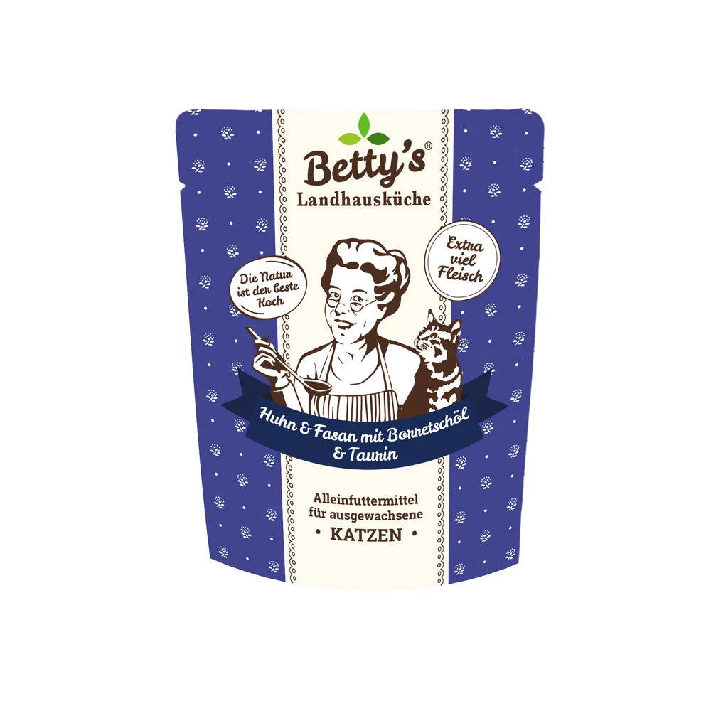 Betty's Landhausküche Frischebeutel Huhn & Fasan mit Borretschöl