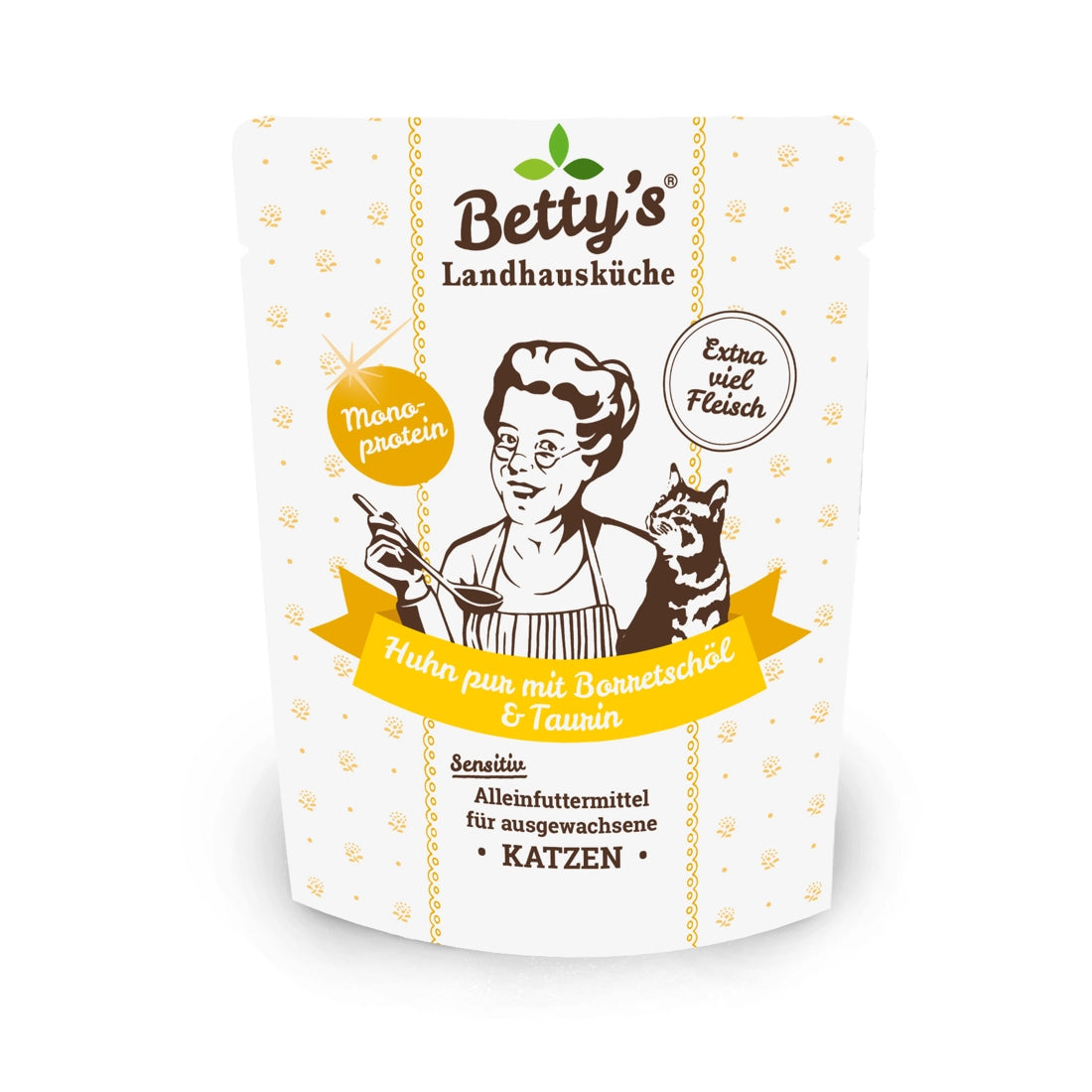 Betty's Landhausküche Frischebeutel Huhn Pur mit Borretschöl