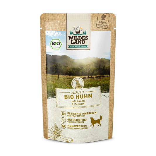 Wildes Land Bio Huhn mit Kürbis & Zucchini
