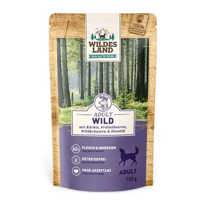 Wildes Land Wild mit Kürbis