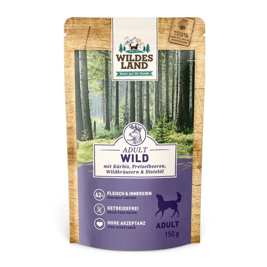 Wildes Land Wild mit Kürbis