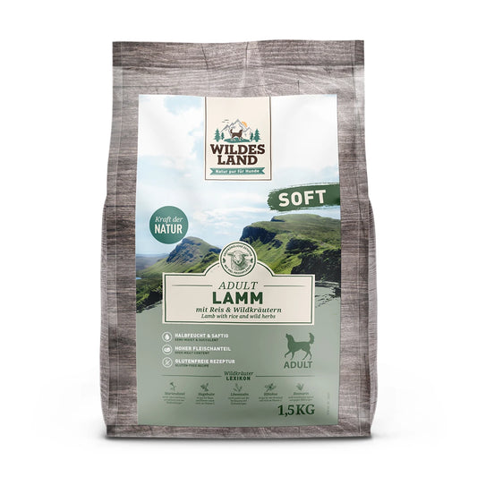 Wildes Land Lamm mit Reis Soft
