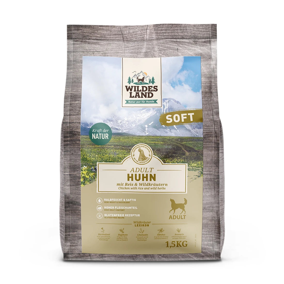 Wildes Land Huhn mit Reis Soft