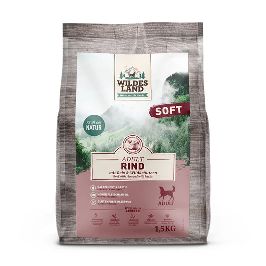 Wildes Land Rind mit Reis Soft