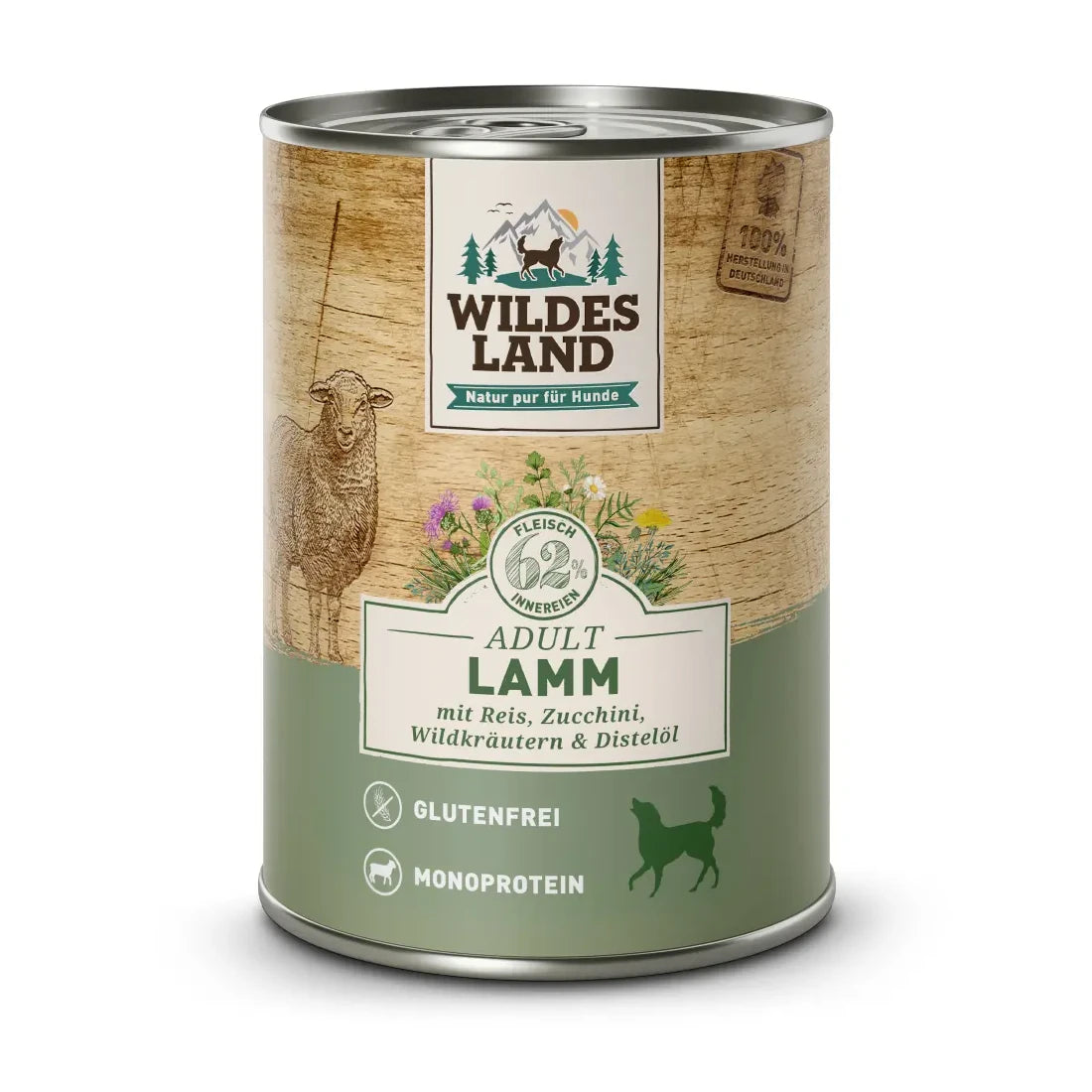 Wildes Land Lamm mit Reis & Zucchini