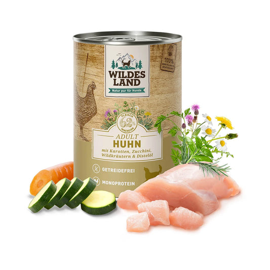 Wildes Land Huhn mit Karotte & Zucchini