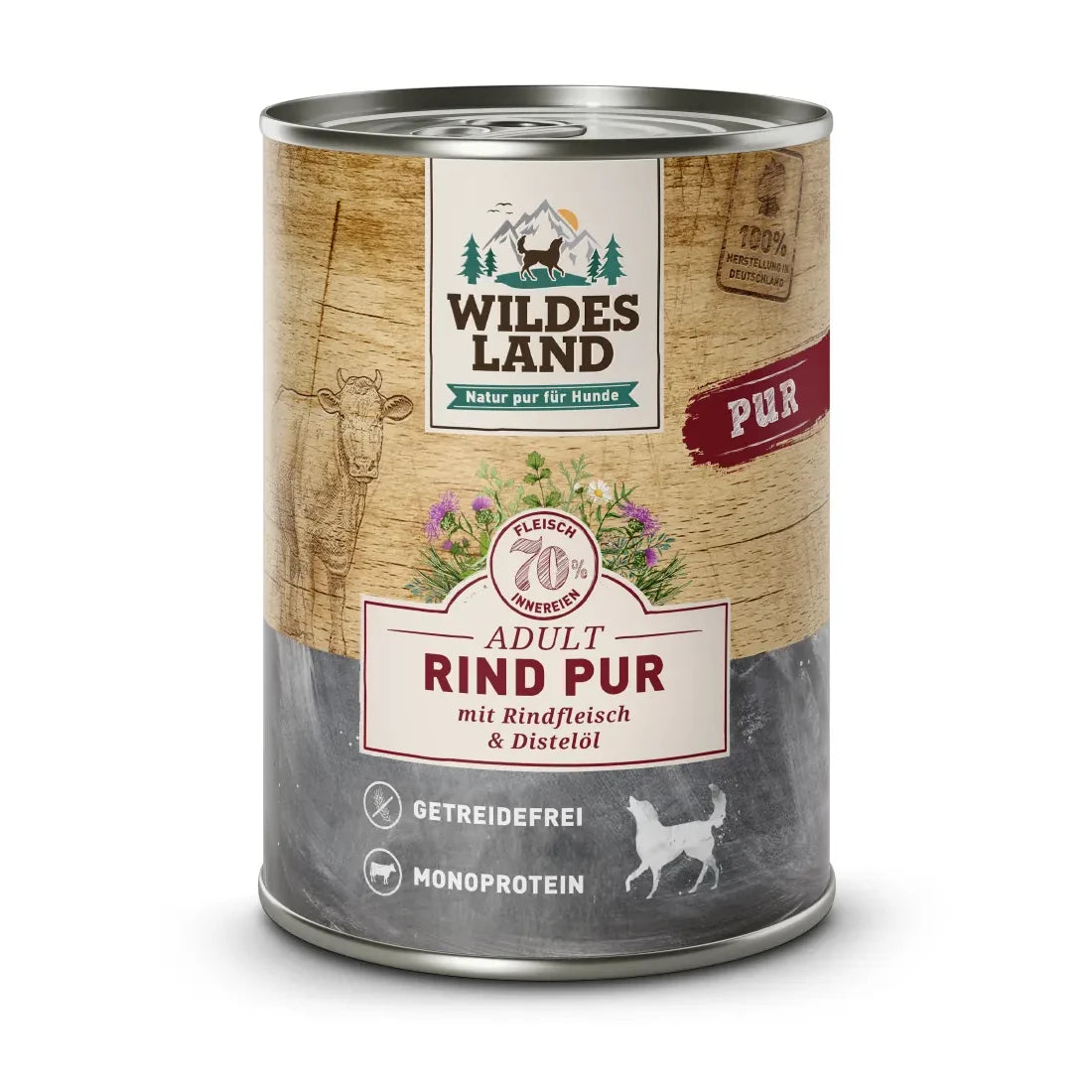 Wildes Land Rind PUR mit Distelöl