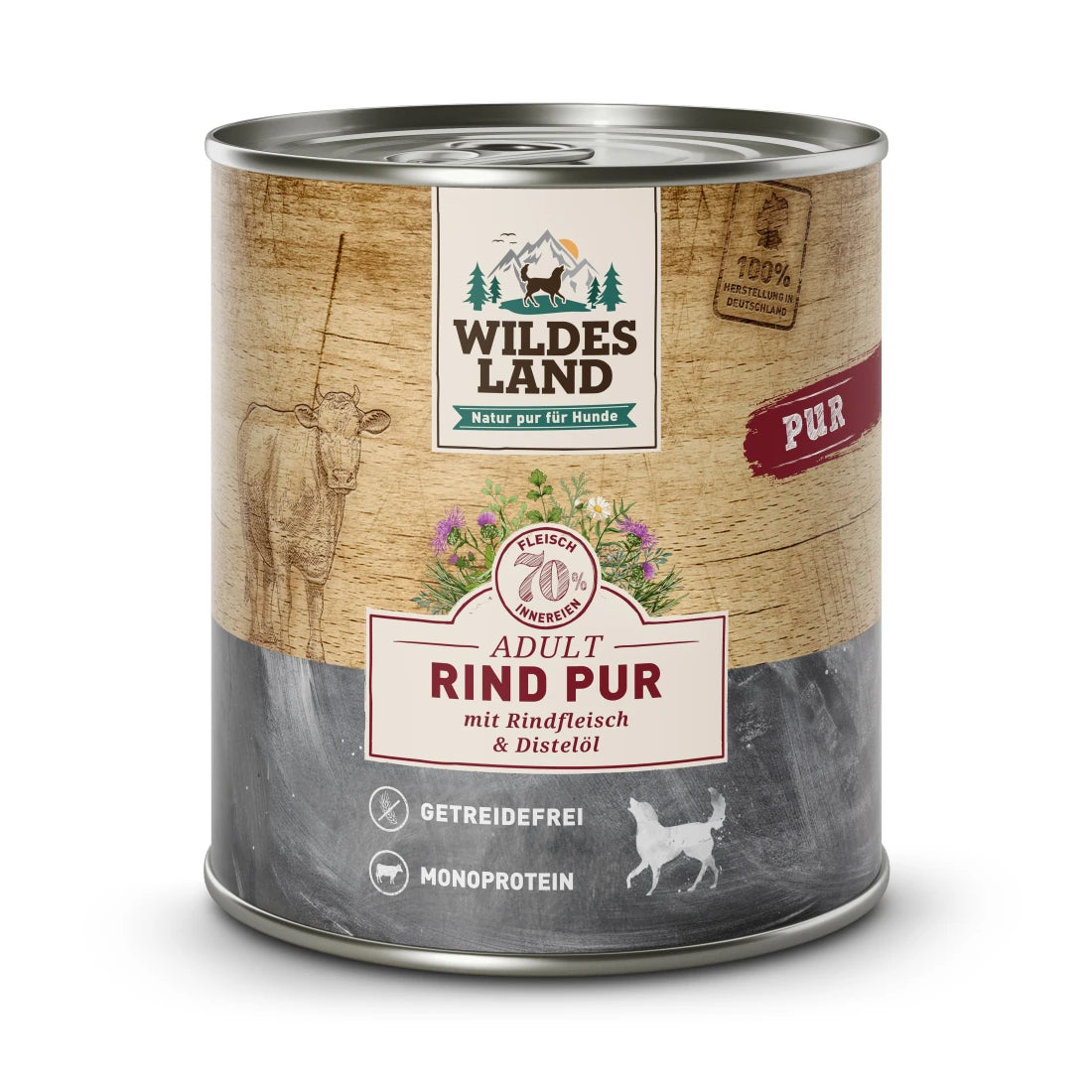 Wildes Land Rind PUR mit Distelöl
