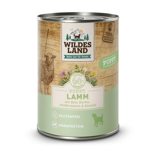 Wildes Land Puppy Lamm mit Kürbis & Reis 400g