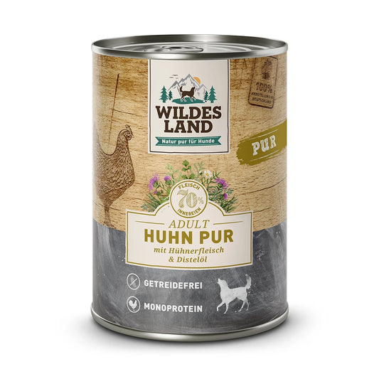 Wildes Land Huhn PUR mit Distelöl