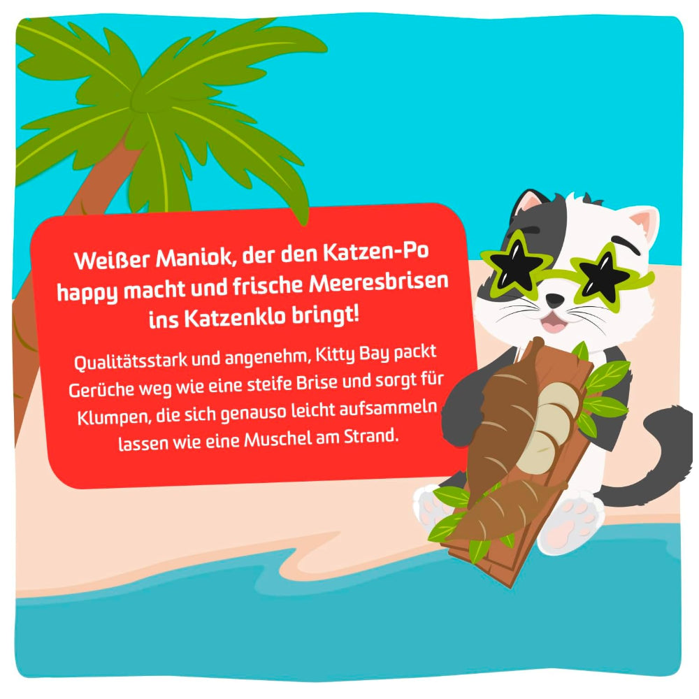 Kitty Bay - Meowtini - Maniok weiß 10L