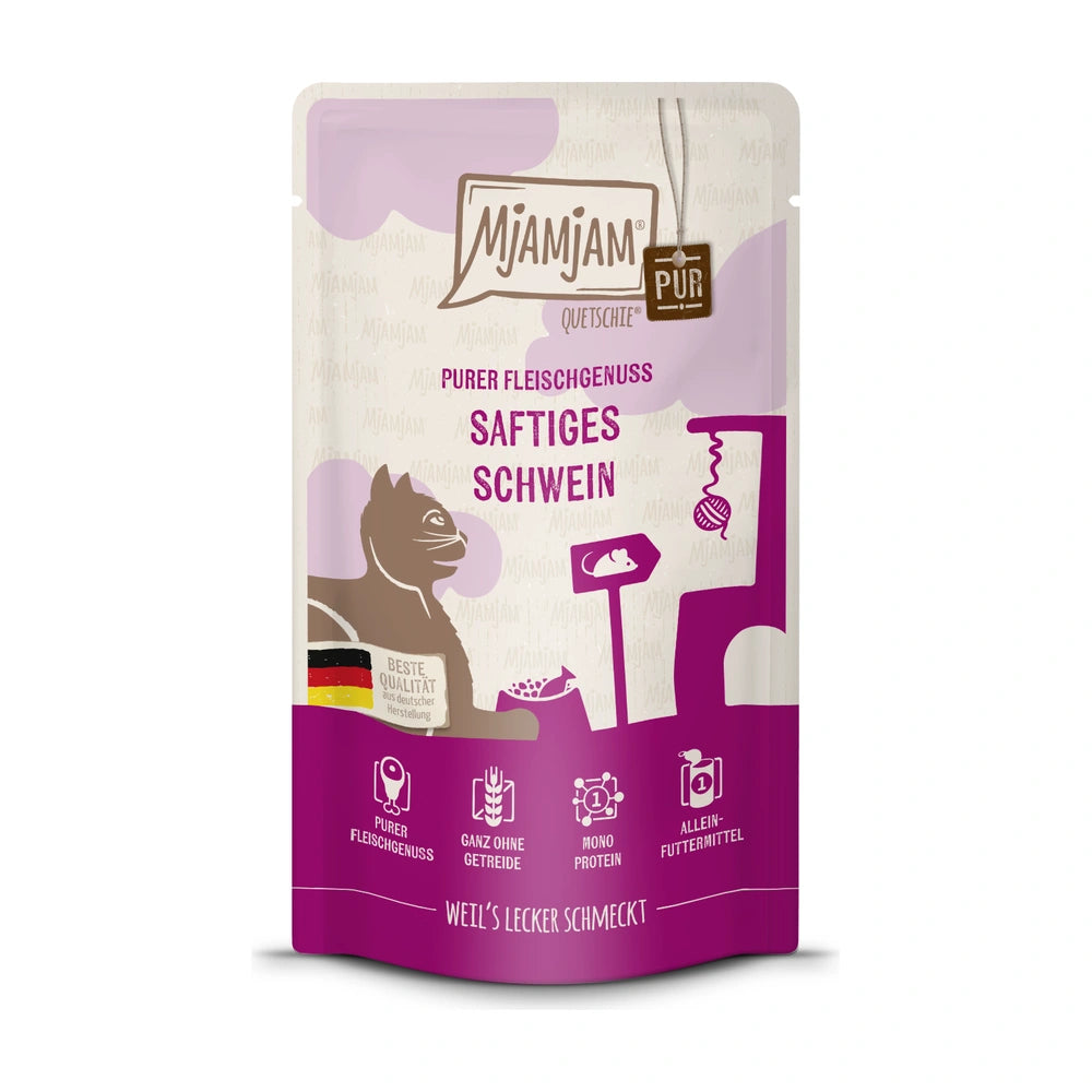 MjAMjAM Quetschie - Purer Fleischgenuss - saftiges Schwein pur