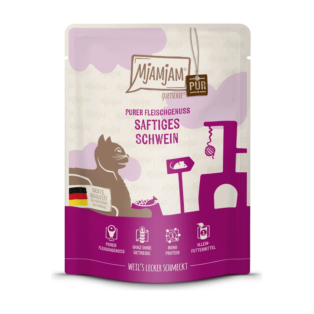 MjAMjAM Quetschie - Purer Fleischgenuss - saftiges Schwein pur