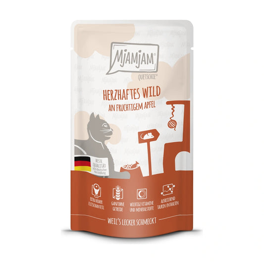 MjAMjAM Quetschie - herzhaftes Wild an fruchtigem Apfel