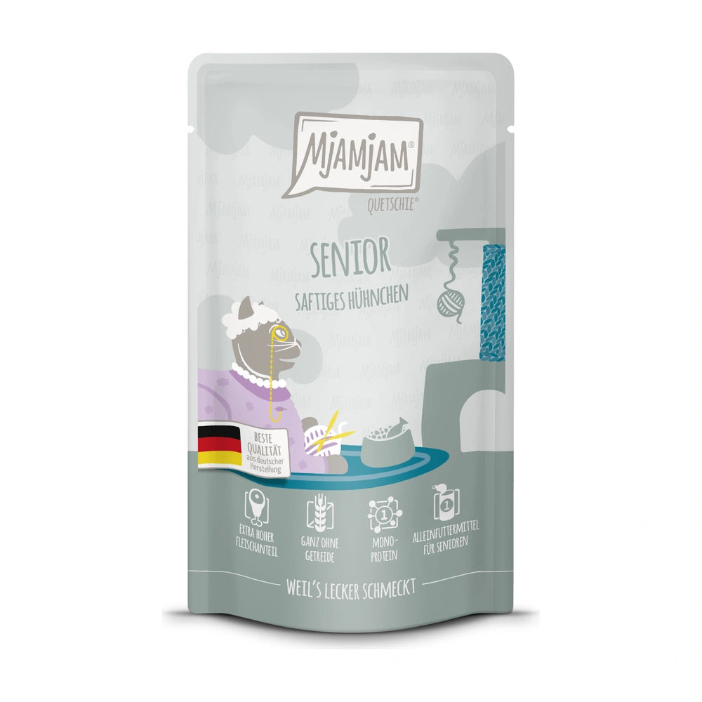 MjAMjAM Quetschie - Senior - saftiges Hühnchen