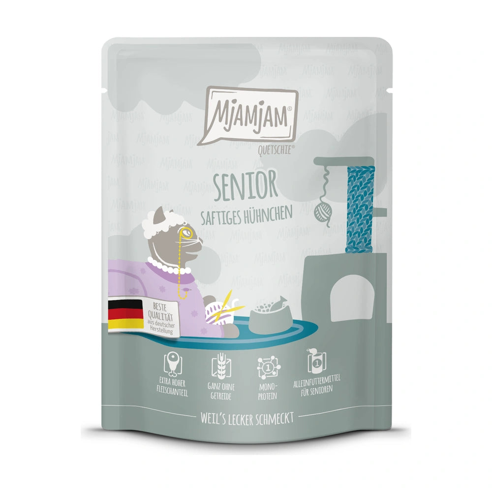 MjAMjAM Quetschie - Senior - saftiges Hühnchen