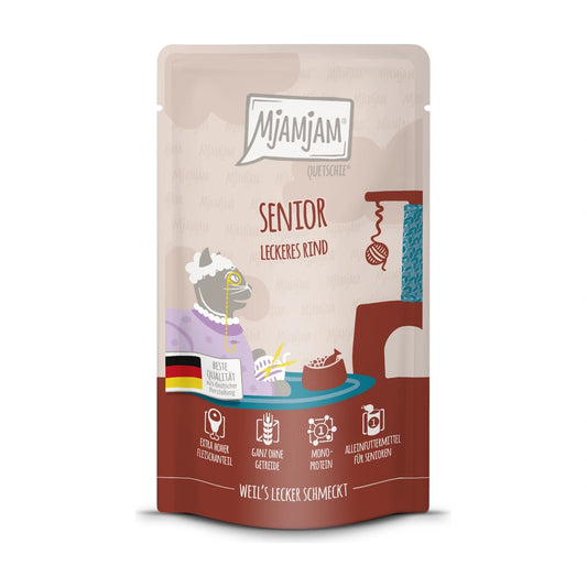 MjAMjAM Quetschie - Senior - leckeres Rind