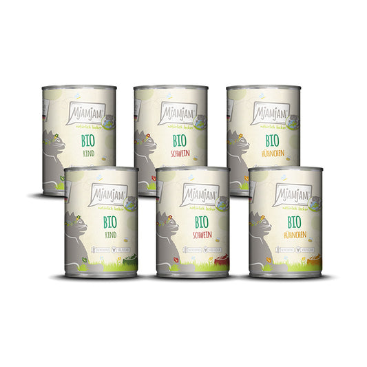 MjAMjAM - natürlich lecker - Die BIO Box 6 x 400g
