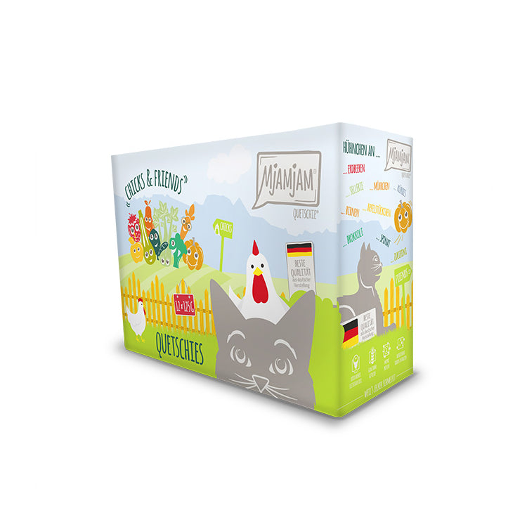 MjAMjAM - Chicks & Friends Box 12 x 125g