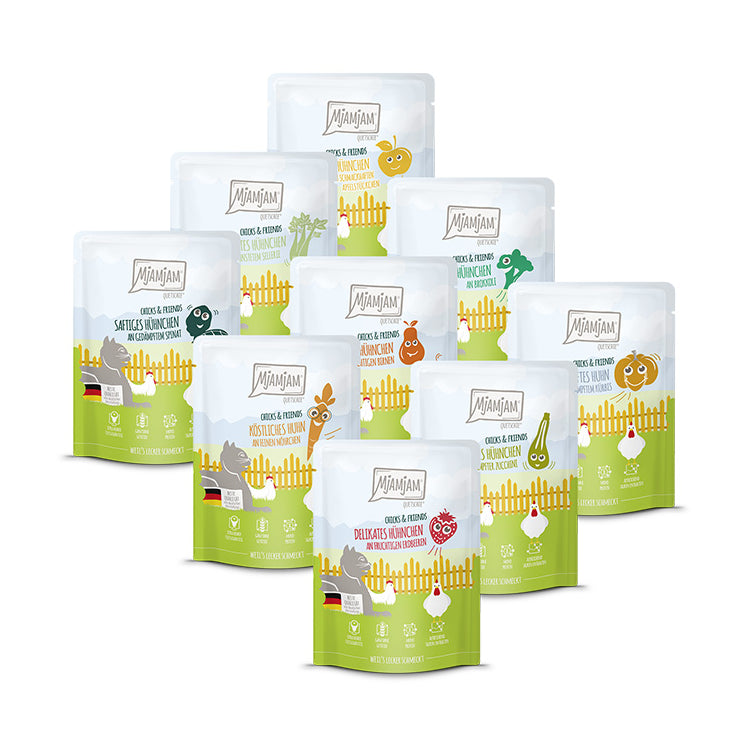 MjAMjAM - Chicks & Friends Box 9 x 300g