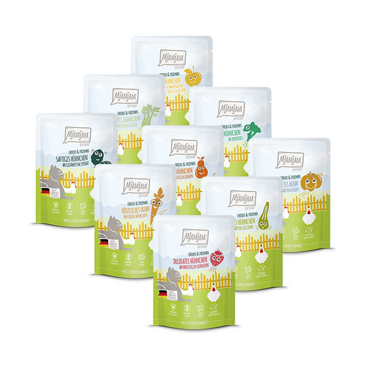 MjAMjAM - Chicks & Friends Box 9 x 300g